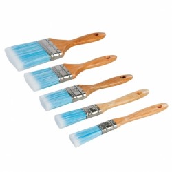 Silverline Synthetic 5pc Stain and Paint Brush Set 282408