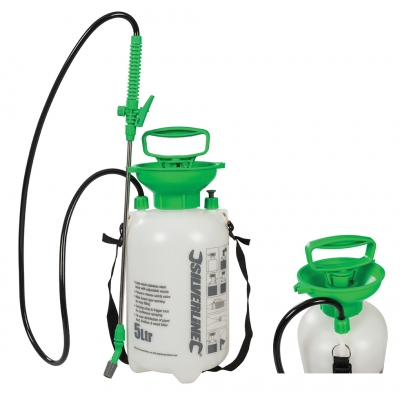 Silverline Garden Hand Pump and Spray Pressure Sprayer 5 litre 675108