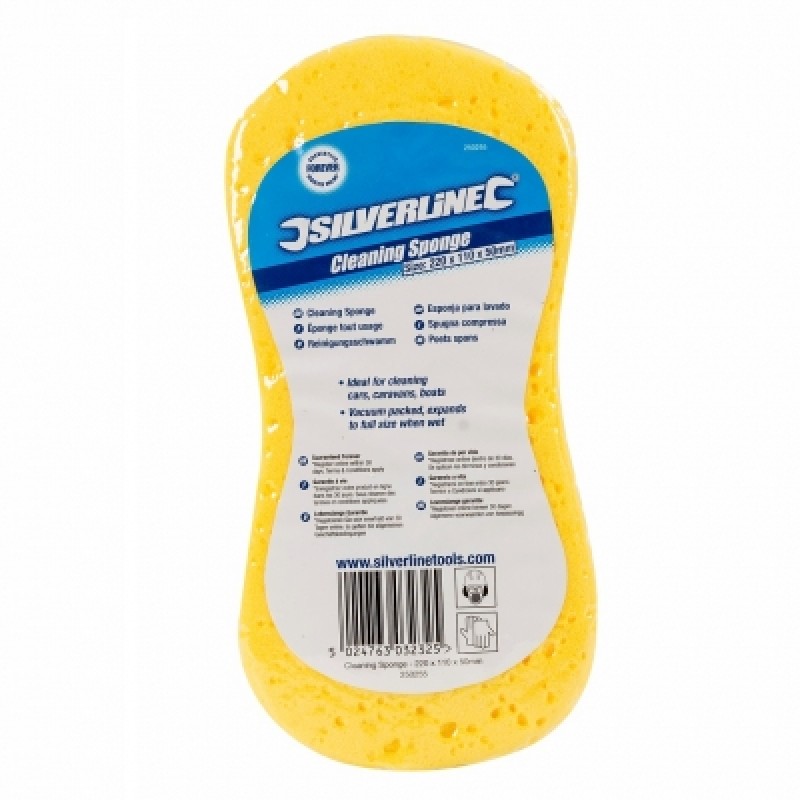 Silverline General Purpose Cleaning Car Wash Sponge 250255 Sealants