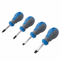 Silverline Stubby Screwdriver Set Slotted and Pozi 893790