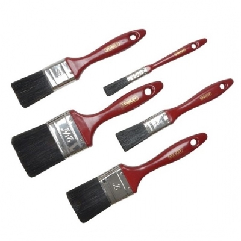 Stanley Decor Natural Bristle Paint Brush Set STA026727 Sealants and