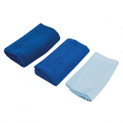 Silverline Cleaning Polishing Drying Microfibre Cloth Set 250276