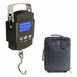 Silverline Electronic Pocket Balance and Luggage Scales 50Kg 243857