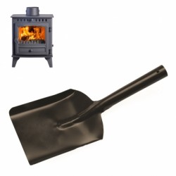 Silverline Black Metal Coal Wood Fire Burner Hand Shovel 170mm 868704