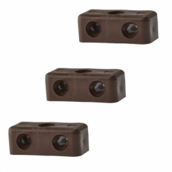 Forgefix Modesty Panel Joining Blocks Brown Pack of 100 100MOD1