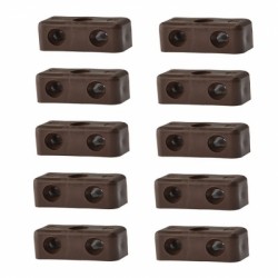 Forgefix Modesty Panel Joining Blocks Brown Pack of 10 100MOD10