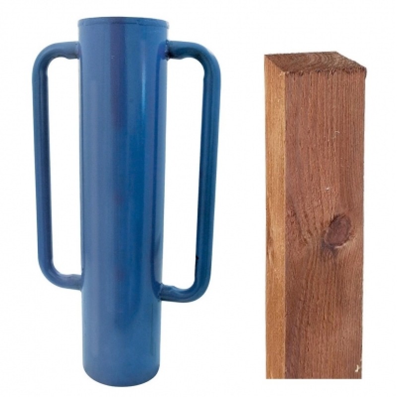 Silverline Pro Fence Post Steel Rammer Tube Driver Ram 749248