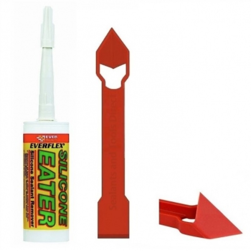Everbuild Silicone Sealant Eater and Remover Tool Twin Pack Sealants