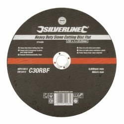 Silverline HD Angle Grinder Stone Cutting Discs 9 Inch 230mm 274428