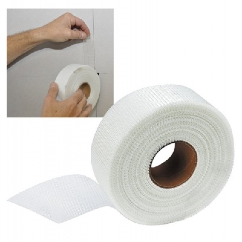 Fibreglass Plasterboard Glass Fibre Joint Tape 48mm Scrim Roll 192486 Sealants and Tools Direct