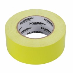 Fixman Hi Vis Duct Gaffa Tape 50mm Yellow Green 188245
