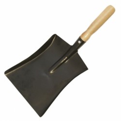 Silverline Hand Shovel Metal Dust Pan Wide Dustpan 675197