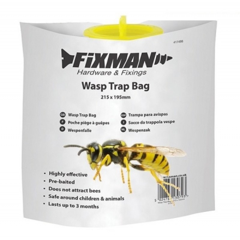 Fixman Wasp Trap Killer Bag 417498 Sealants and Tools Direct