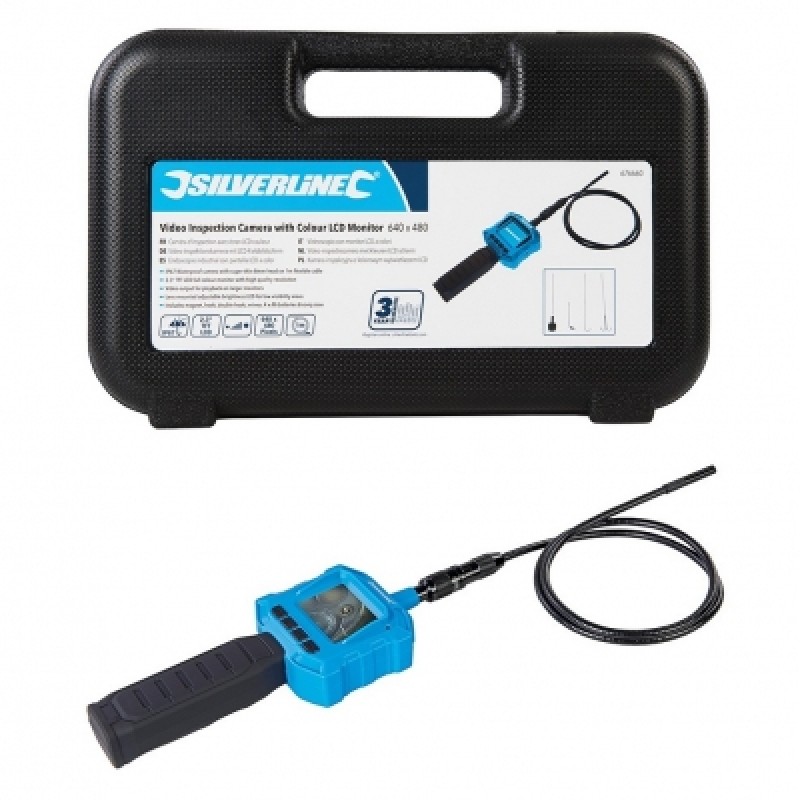 Waterproof Video Inspection Camera with Colour LCD Monitor ...