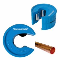 Silverline Plumbers Auto 22mm Copper Tube Pipe Cutter 633915 
