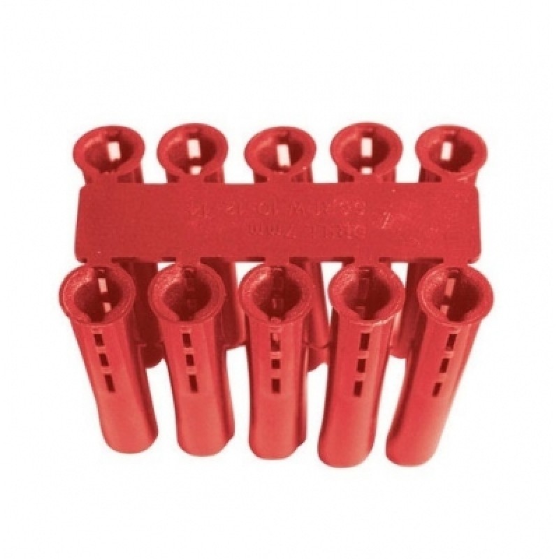 Red Wall Plugs 3.5mm to 4mm Fixings Box of 1000 EXP3