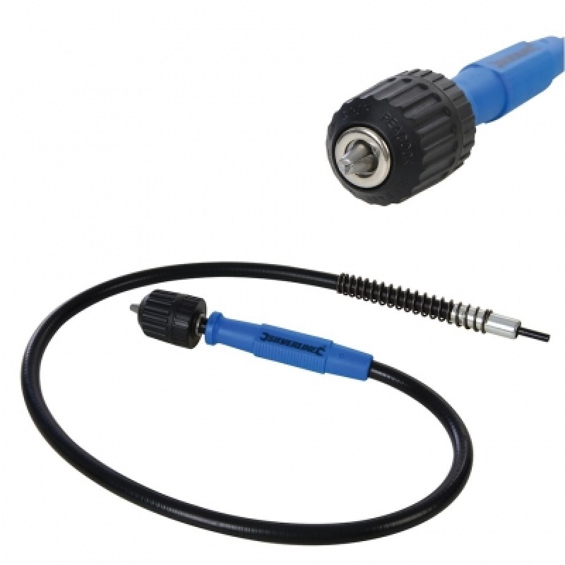 Silverline Flexible Drive Shaft Drill Extension and Keyless Chuck
