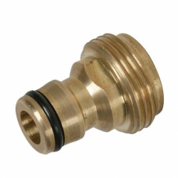 Garden Hose Pipe Brass Ext Threaded Tap Quick Male Connector 244973