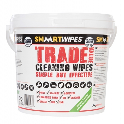 Smaart Trade Quality Cleaning Wipes Large 300 Tub 845797
