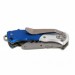 PTI Folding Dual Blade Lock Back Utility Stanley Knife Blue PTI0278