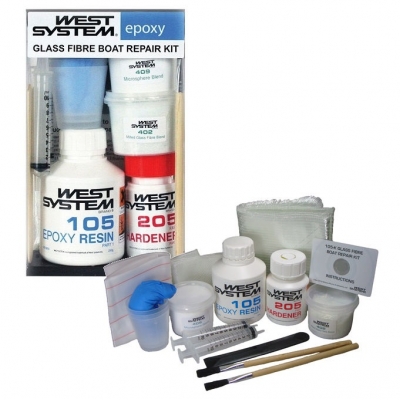 West System 105-K Epoxy Glass Fibre Boat Repair Kit