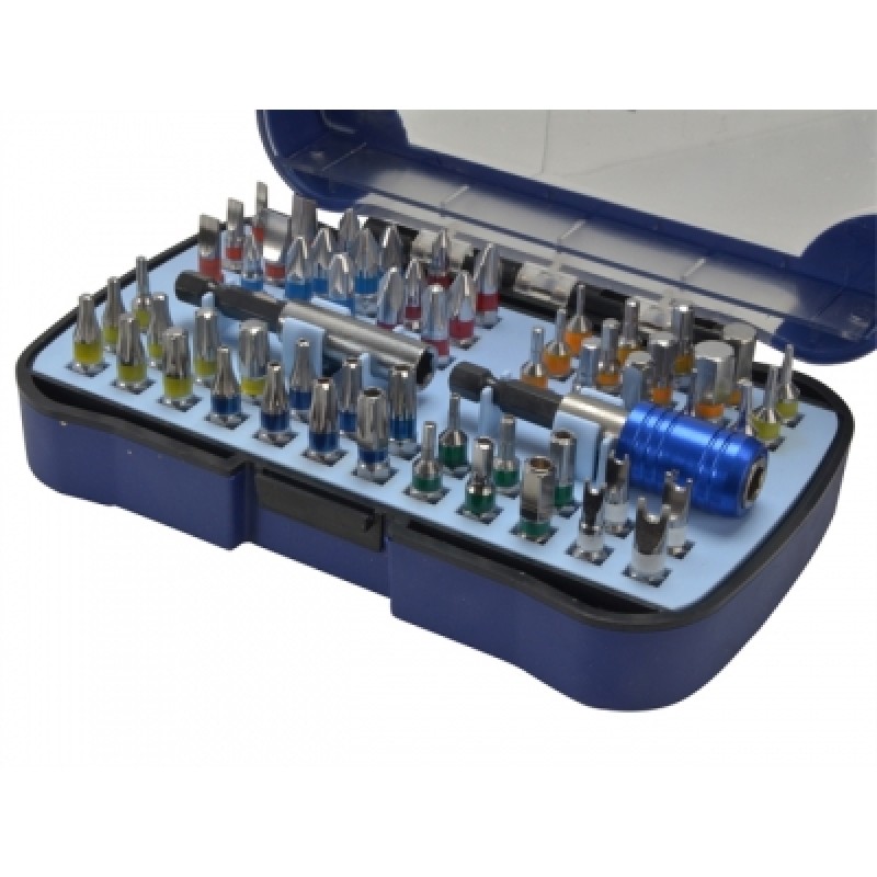 Faithfull FAISBSET60 Security and Screwdriver Bit 60pc Set Sealants