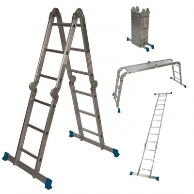 Silverline Combination Ladder Steps Working Platform 953474