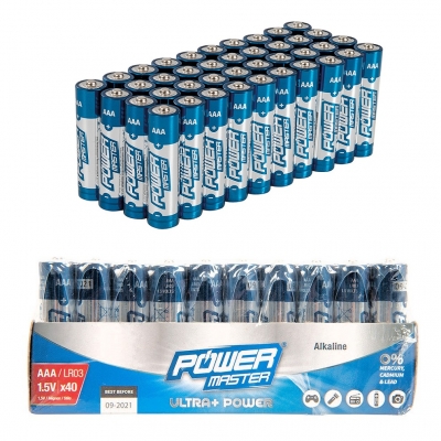 Power Master AAA Battery Pack of 40 867060 