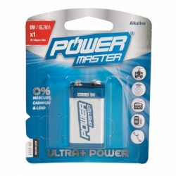 Power Master 9V PP3 Battery 6LR61 531078