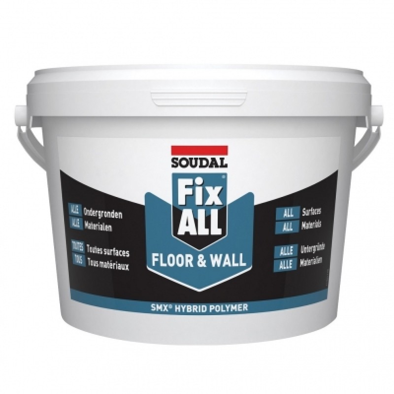 Soudal Fix All Multi Purpose Floor & Wall Adhesive White 4kg Sealants