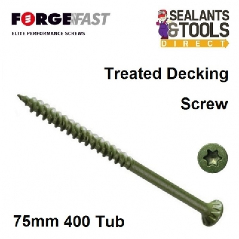 Elite Torx Decking Screws 75mm FFDS4575GT 400 Tub