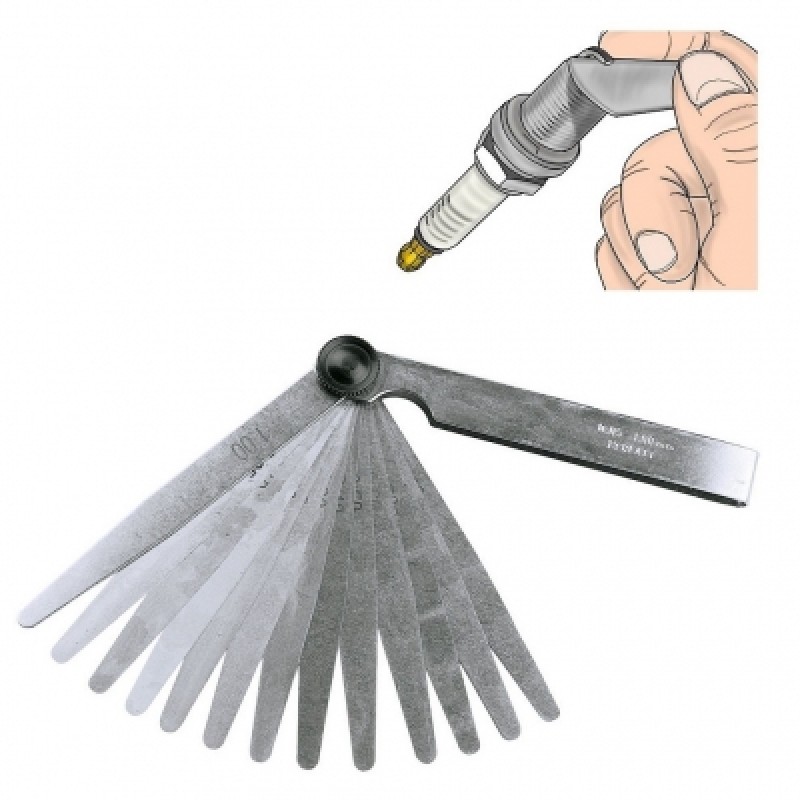 Silverline Feeler Gauge 13 Leave 0.05 to 1.0mm 793828 Sealants and