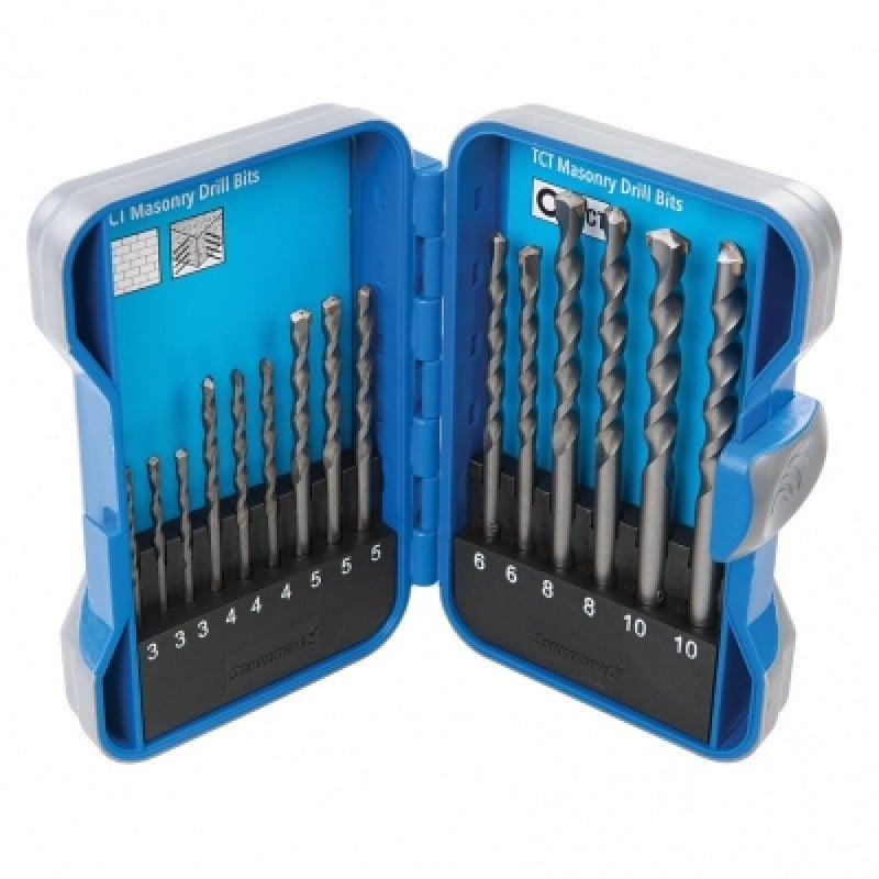 Silverline Masonry TCT Drill Bit Set 3 to 10mm 723650 Sealants and
