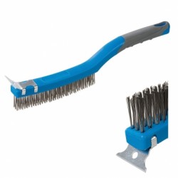 Stainless Steel Wire Brush and Scraper 156914