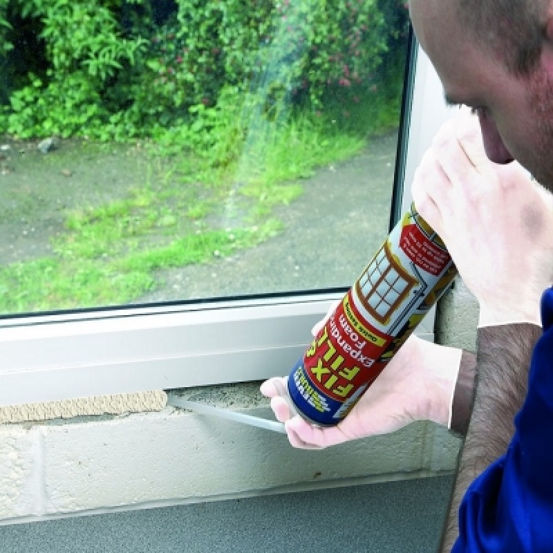 Everbuild Fix & Fill Expanding Foam 750ml EVFF7 Box of 12 Sealants