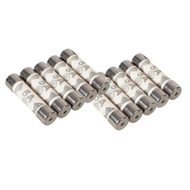 Fixman Electric Plug Replacement 5 Amp Fuse 10pk 831814 Sealants and