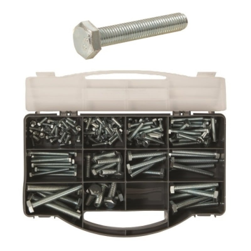 Fixman High Tensile Steel Bolt Selection 145pc Pack 433317 Sealants and Tools Direct