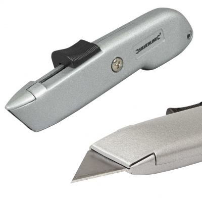 Silverline CT11 Auto Safety Knife Automatic Retractable Stanley Knife