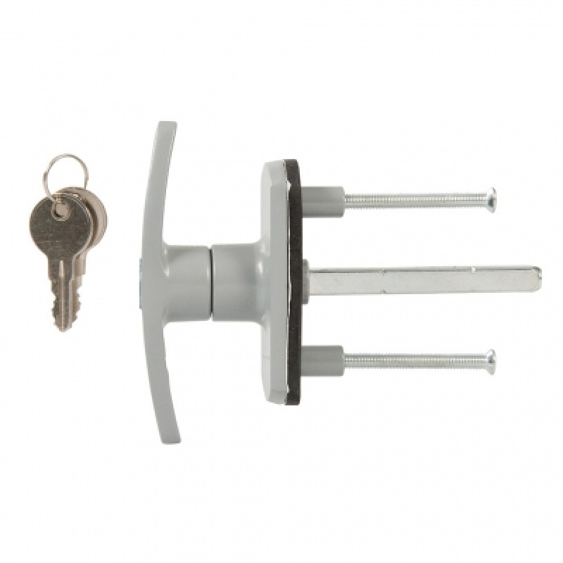 Silverline Garage Door Locking Handle 75mm Diamond 671027 