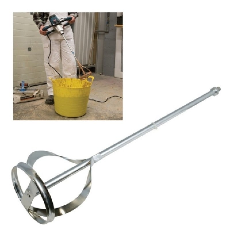 Silverline Mixing Mixer Paddle M14 Thread 155mm 675199 Sealants and