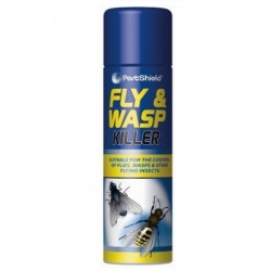 Pestshield Fly & Wasp Killer 300ml Aerosol Spray PS0005A