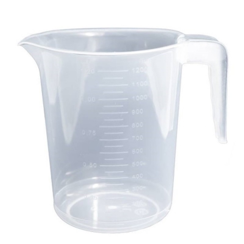 Plastic Metric Measuring Jug 1 Litre 675289 Sealants and Tools Direct