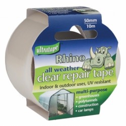 Rhino Ultratape Clear Repair Tape All Weather 50mm