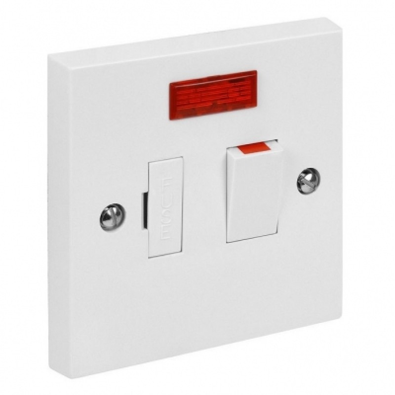 Lyvia Electrical Neon 13 amp Fused Switch Spur 4469 Sealants and