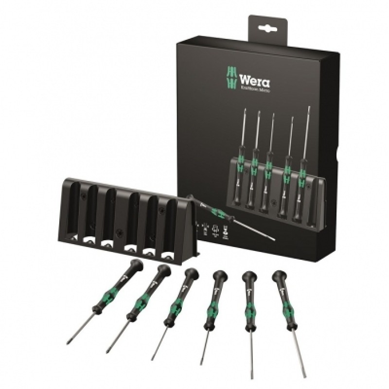 Wera 2035/6 Micro Precision Screwdriver Set 05118152001 Sealants and
