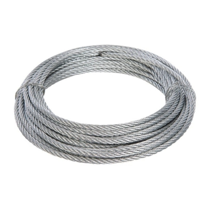Fixman Wire Rope Galvanised 4mm x 10m 876416 Sealants and Tools Direct