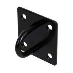 Fixman Chain Wall Anchor Plate Staple Ring Black 943775