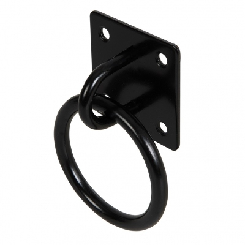 Fixman Chain Wall Anchor Plate Ring Black 784993 Sealants and Tools Direct