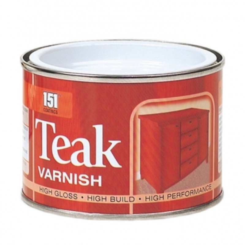 151 Teak Varnish High Gloss 180ml Tin DY012A Sealants and Tools Direct
