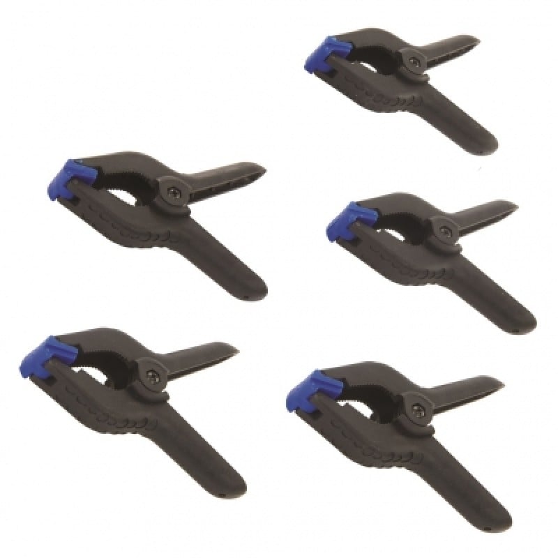 Silverline Hand Spring Clamp 115mm 5pc Set 50mm Capacity 250143